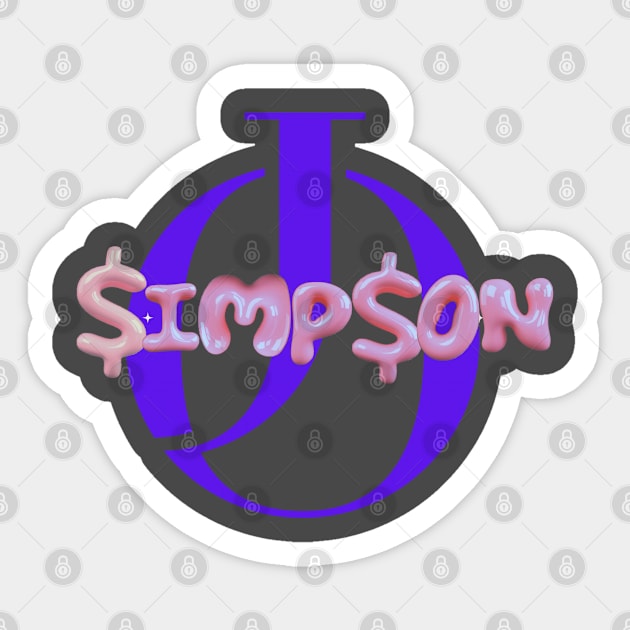 oj simpson Sticker by smailyd